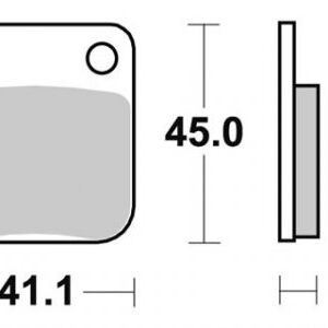 SBS Jarrupalat etu (23-100HF)