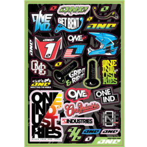One Logo Decal Sticker Sheet tarra-arkki (383-0068)