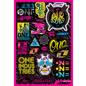 One Girls Decal Sticker Sheet tarra-arkki (383-0073)