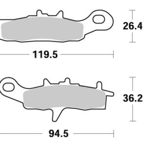 Etujarrupalat Sinter (400-37-106202 / 395-10175)