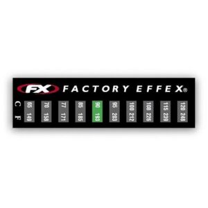 Factory Effex Temperature Stickers (3kpl)