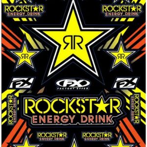 Factory Effex Rockstar Energy Sticker Sheet tarra-arkki (PF: 15-68702)