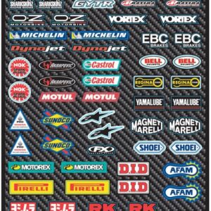 Factory Effex Street Micro Sponsor Sticker Sheet tarra-arkki (PF: 15-68002)
